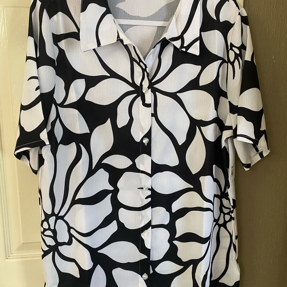 Floral swimsuit cover
